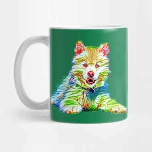 Colorful Artistic Dog Mug